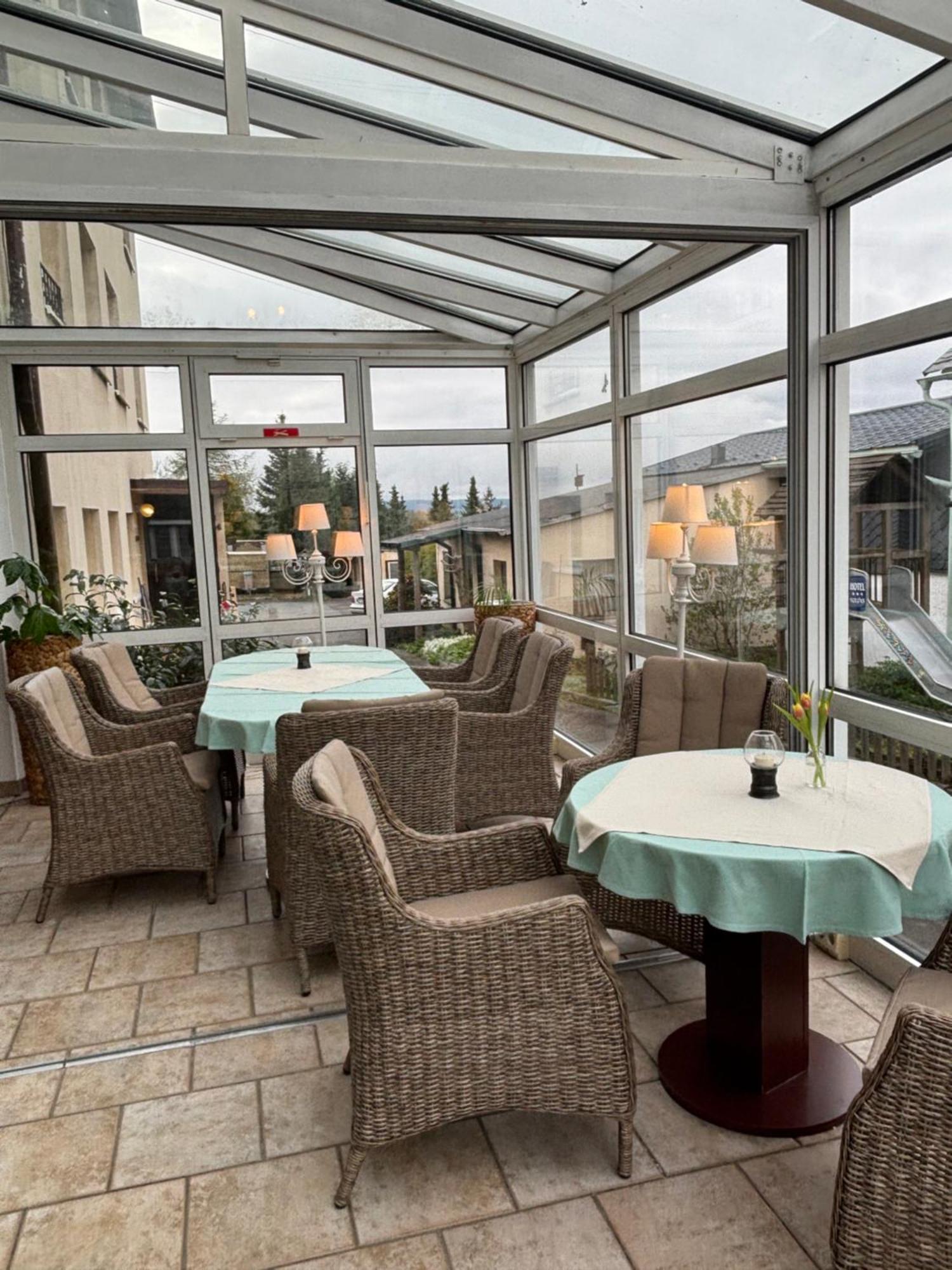 Hotel Burghof Oberweißbach Dış mekan fotoğraf