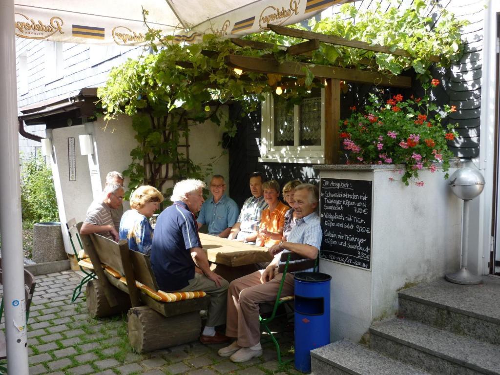 Hotel Burghof Oberweißbach Oda fotoğraf